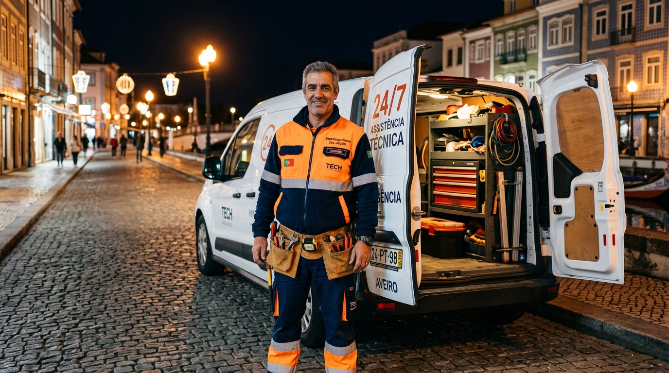 Homem de Piquete 24h Picheleiro e Eletricista no Distrito de Aveiro
